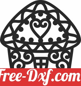 christmas house ornament clipart
