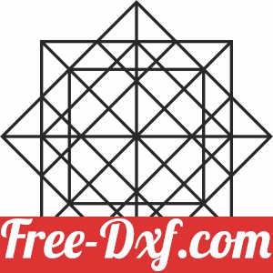 flower of life geometric seed decor