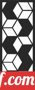 Decorative door screen pattern