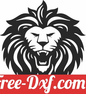lion face clipart