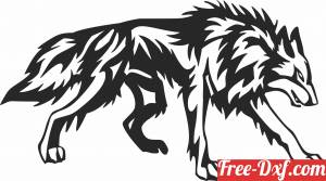download wolf silhouette clipart free ready for cut