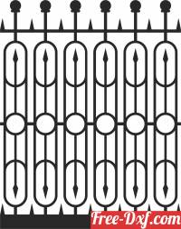 download decorative fence gate free ready for cut