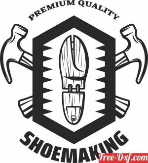 download shoe making quality logo sign free ready for cut