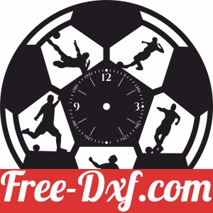 Soccer Wall Clock footbal