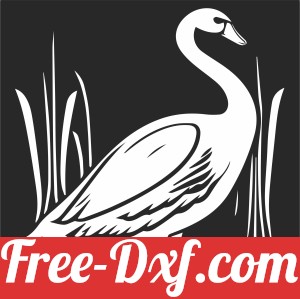 swan silhoutte clipart