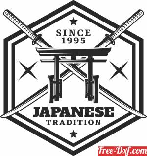 download Japanese logo cliparts free ready for cut