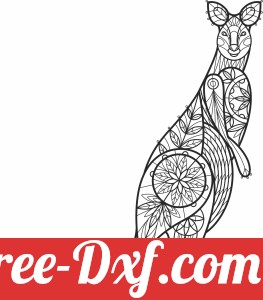 decorative kangaroo