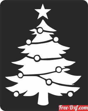 download Christmas Tree free ready for cut