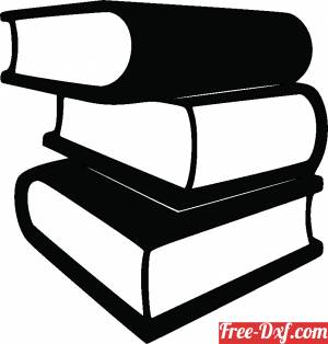 download Books wall sign free ready for cut