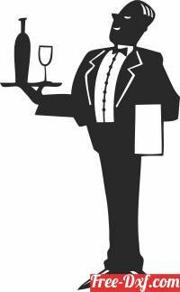download Waiter clipart free ready for cut