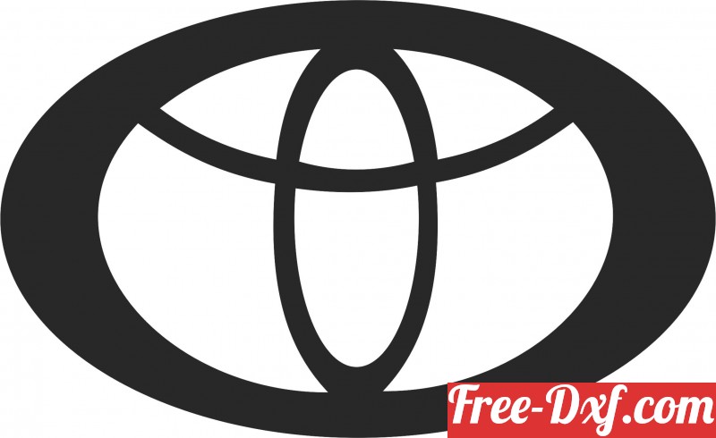 Toyota Logo Dxf