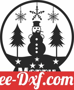 snowman Globe merry christmas