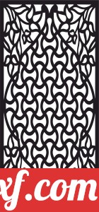 decorative wall hanging screen door geometric panel pattern