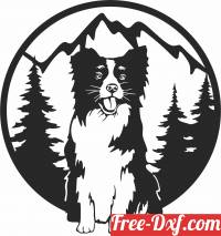 download Dog wall art clipart free ready for cut