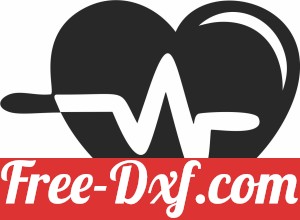 Medical Symbol heart beats