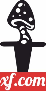 Mushroom Garden Stake