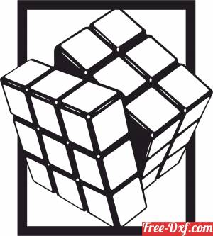 download Magic Puzzle Cube clipart free ready for cut