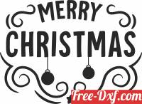 download merry christmas sign free ready for cut