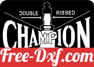 Vintage Champion Spark Plugs Double Ribbed signs