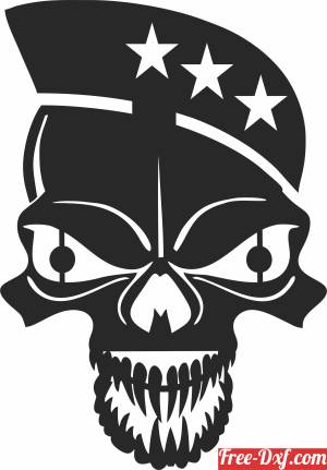 download skull marine captain cliparts free ready for cut