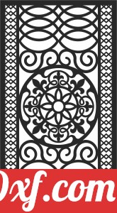 decorative Wall door geometric panel