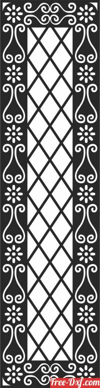 download decorative Door   Screen  WALL pattern DECORATIVE  Screen free ready for cut