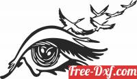 download eyes birds tears art free ready for cut
