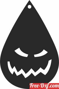 download Halloween ornament pumpkings free ready for cut