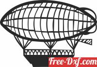 download hot airship balloon clipart free ready for cut