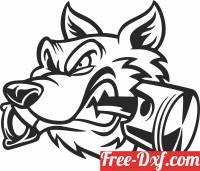 download angry dog clipart free ready for cut