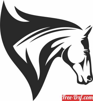 download Horse head clipart free ready for cut