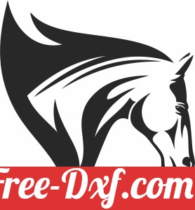 Horse head clipart