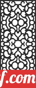 Decorative pattern screen door