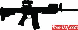 download Rifle Silhouette free ready for cut