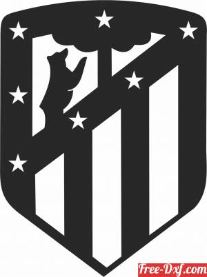 download Atletico Madrid Logo football free ready for cut