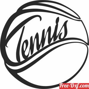 download tennis ball wall art free ready for cut