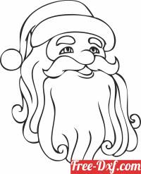 download Christmas Santa claus clipart free ready for cut