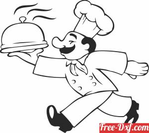 Download funny cook chef cliparts svg nrWV6 High quality free