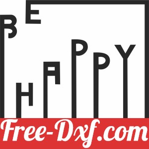 Be Happy Vector clipart