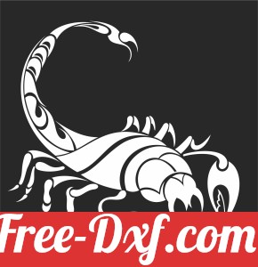 scorpion tribal vector