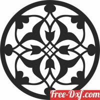 download decorative mandala art free ready for cut