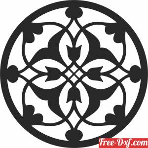 download decorative mandala art free ready for cut