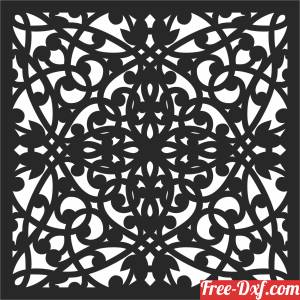 download PATTERN   Decorative   wall free ready for cut