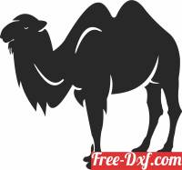 download camel silhouette cliparts free ready for cut
