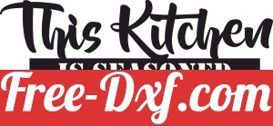 This kitchen is seasoned with love sign