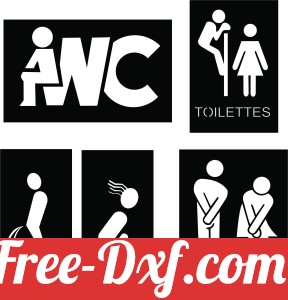 WC Toilet Unisex Sign