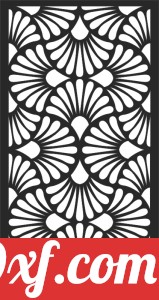 decorative panel wall separator door pattern
