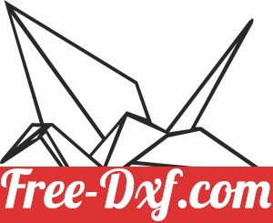 Geometric Polygon paper bird