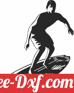 Surfboard Surfer clipart