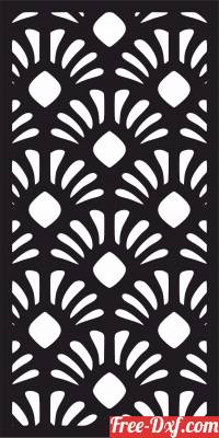 download decorative panel floral screen pattern partition free ready for cut